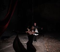 La troupe sur scène